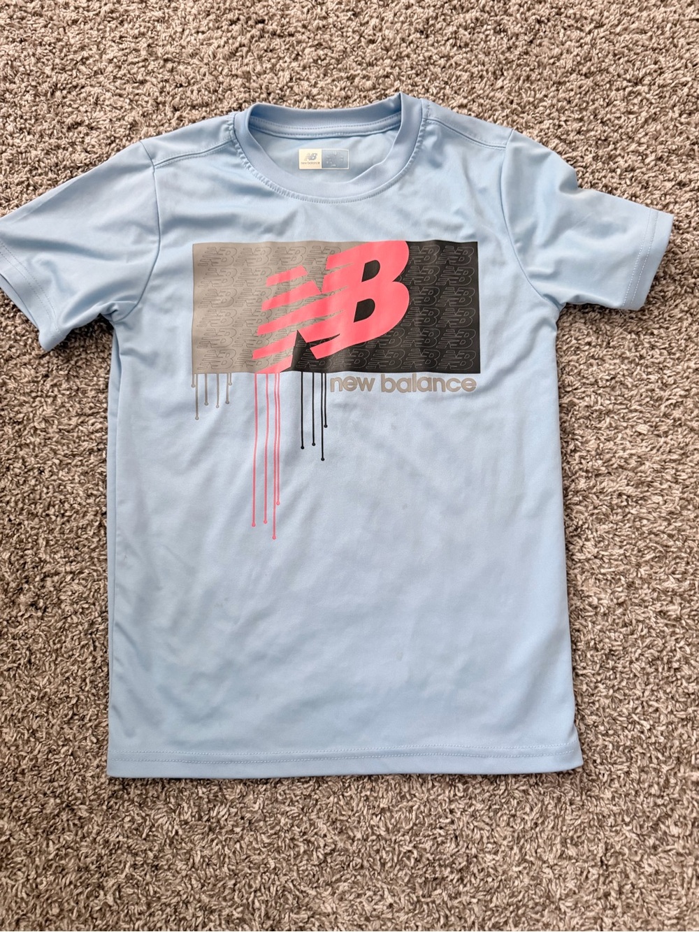 New Balance Kids' Light Blue Graphic Tee